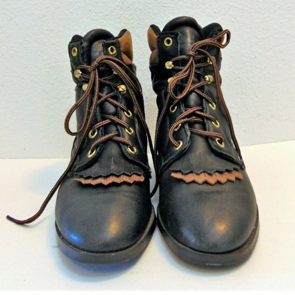 Laredo Performair Ladies Tan/Black size 5M padded collar - Picture 3 of 16